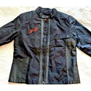 Harley-Davidson Women's American Legend Jacket Zip Up XS Nylon And leather‎
